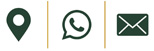 Ubicación, WhatsApp y correo